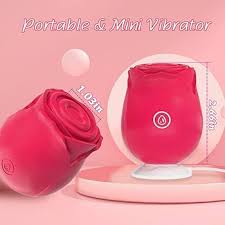 Rosa del placer Vibrador de rosas para mujer, estimulador sexual con punto dulce